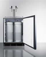 24" Wide Built-in Kegerator, ADA Compliant - (SBC58BLBIADALOCK)