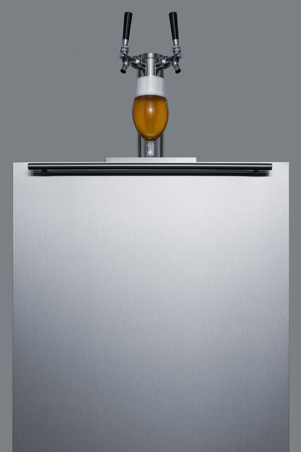 24" Wide Built-in Kegerator, ADA Compliant - (SBC58BLBIADALOCK)