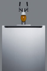 24" Wide Built-in Kegerator, ADA Compliant - (SBC58BLBIADALOCK)