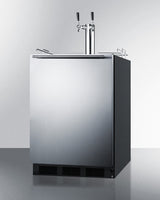 24" Wide Built-in Kegerator, ADA Compliant - (SBC58BLBIADALOCK)
