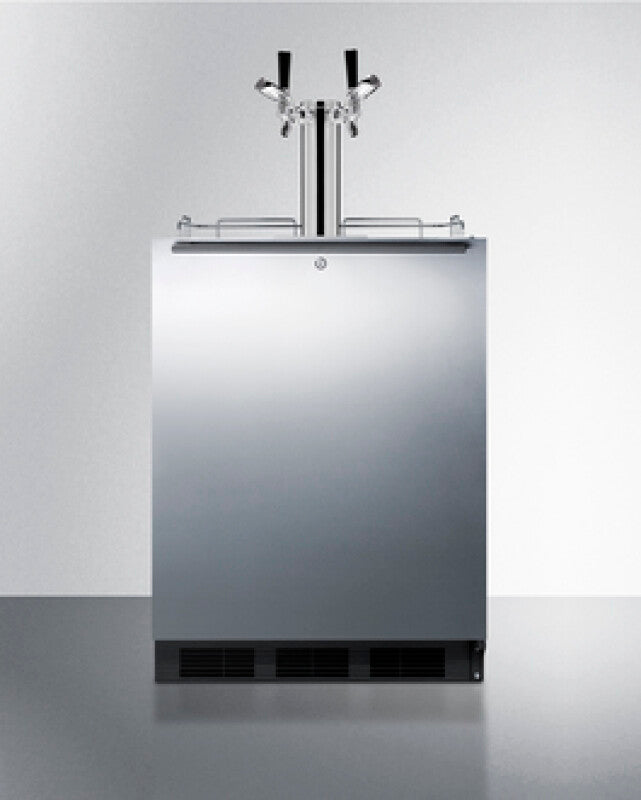 24" Wide Built-in Kegerator, ADA Compliant - (SBC58BLBIADALOCK)
