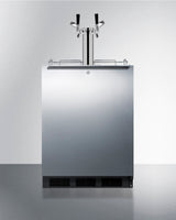 24" Wide Built-in Kegerator, ADA Compliant - (SBC58BLBIADALOCK)