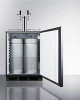 24" Wide Built-in Kegerator, ADA Compliant - (SBC58BLBIADALOCK)