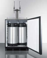 24" Wide Built-in Nitro Coffee Kegerator, ADA Compliant - (SBC58BLBIADANCFTWIN)