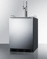 24" Wide Built-in Nitro Coffee Kegerator, ADA Compliant - (SBC58BLBIADANCFTWIN)