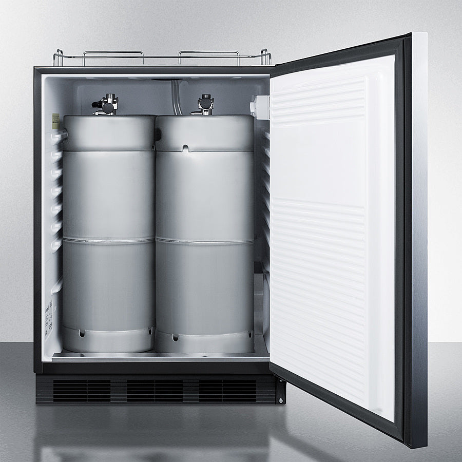 24" Wide Built-in Kegerator, ADA Compliant - (SBC58BLBIADANK)