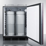 24" Wide Built-in Kegerator, ADA Compliant (panel Not Included) - (SBC58BLBIADANKIF)