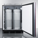 24" Wide Built-in Kegerator, ADA Compliant (panel Not Included) - (SBC58BLBIADANKIF)