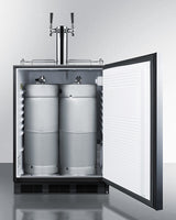 24" Wide Built-in Wine Kegerator, ADA Compliant - (SBC58BLBIADAWKDTWIN)