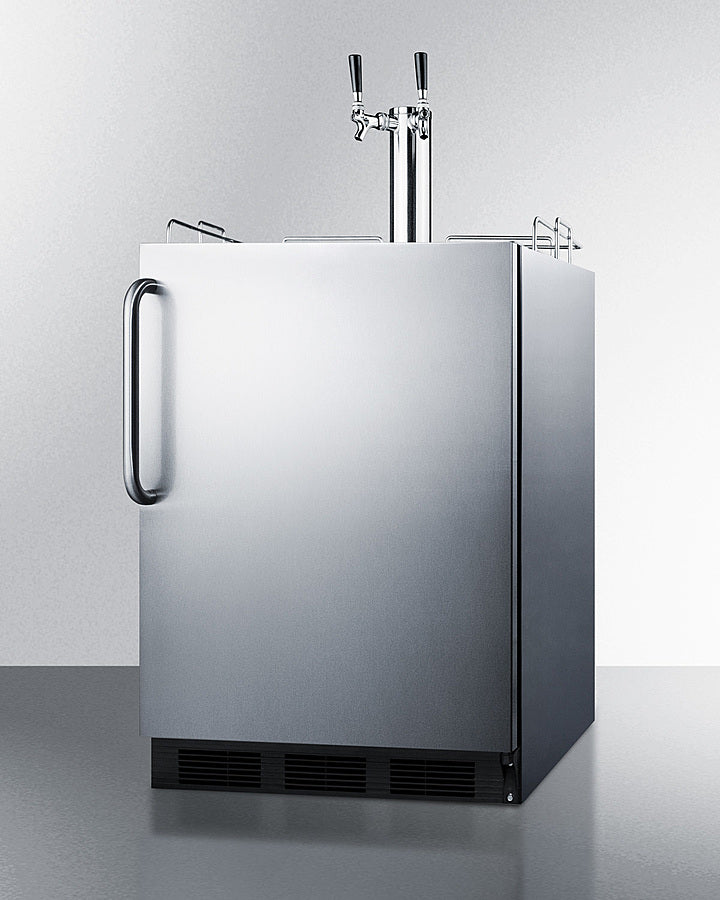 24" Wide Built-in Kegerator, ADA Compliant - (SBC58BLBICSSADA)