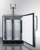 24" Wide Built-in Kegerator, ADA Compliant - (SBC58BLBICSSADA)