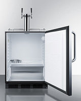 24" Wide Built-in Kegerator, ADA Compliant - (SBC58BLBICSSADA)