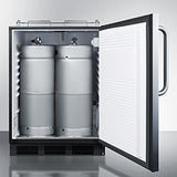 24" Wide Built-in Kegerator, ADA Compliant - (SBC58BLBICSSADANK)