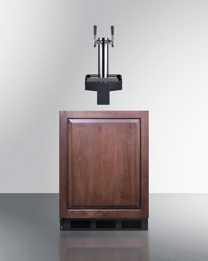 24" Wide Built-In Floating Tap Beer Kegerator, ADA-Compliant - (SBC58BLIFFLTWADALHD)