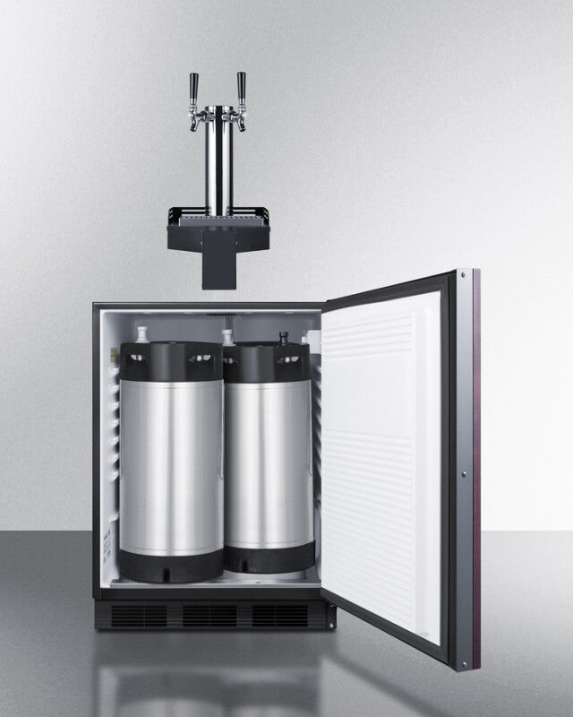 24" Wide Built-In Floating Tap Cold Brew Kegerator, ADA-Compliant - (SBC58BLIFFLTWCFADA)