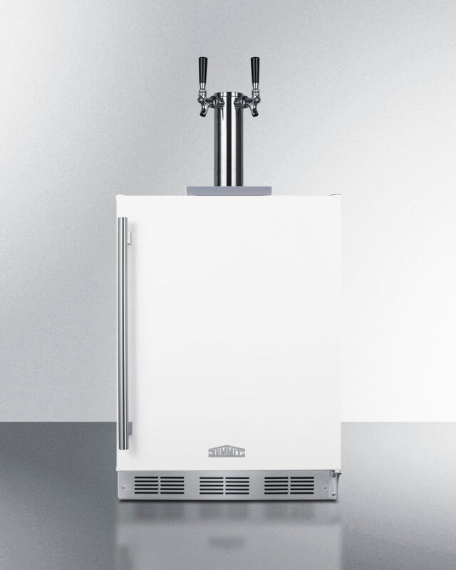 24" Wide Built-in Cold Brew Coffee Kegerator, ADA Compliant - (SBC58WHBIADACFTWIN)