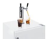 24" Wide Built-in Cold Brew Coffee Kegerator, ADA Compliant - (SBC58WHBIADACFTWIN)