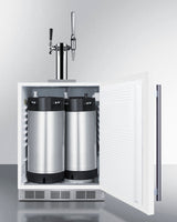 24" Wide Built-in Coffee Kegerator, ADA Compliant - (SBC58WHBIADACMTWIN)