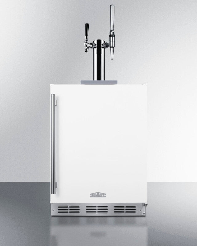 24" Wide Built-in Coffee Kegerator, ADA Compliant - (SBC58WHBIADACMTWIN)