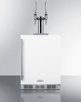24" Wide Built-in Nitro Coffee Kegerator, ADA Compliant - (SBC58WHBIADANCFTWIN)