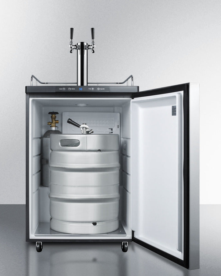 24" Wide Built-in Kegerator - (SBC635MBISSHHTWIN)