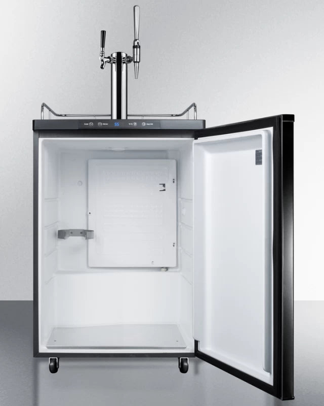 24" Wide Coffee Kegerator - (SBC635MCMTWIN)