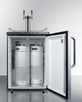 24" Wide Kegerator - (SBC635MDPLTWIN)