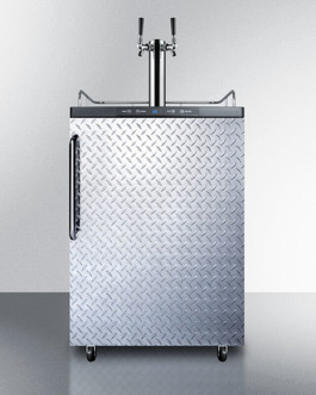 24" Wide Kegerator - (SBC635MDPLTWIN)