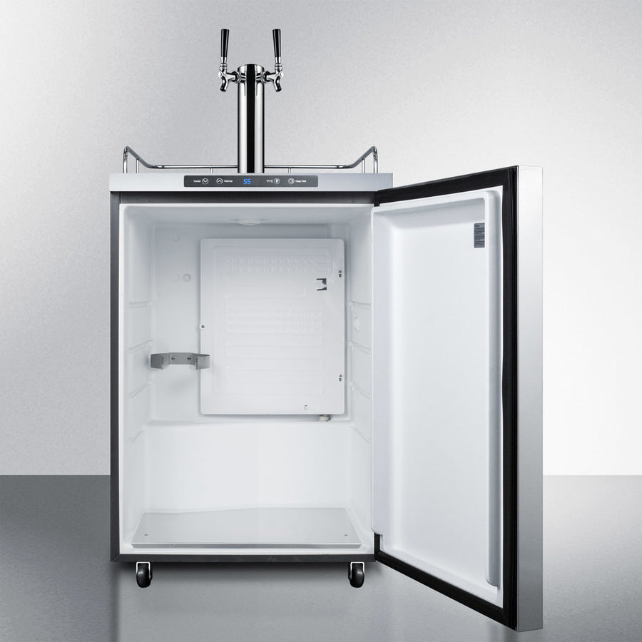 24" Wide Outdoor Kegerator - (SBC635MOS7HHTWIN)