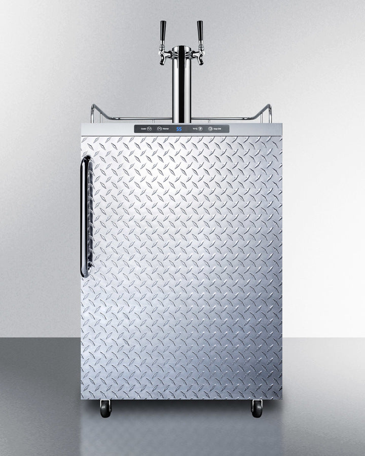 24" Wide Outdoor Kegerator - (SBC635MOSDPLTWIN)