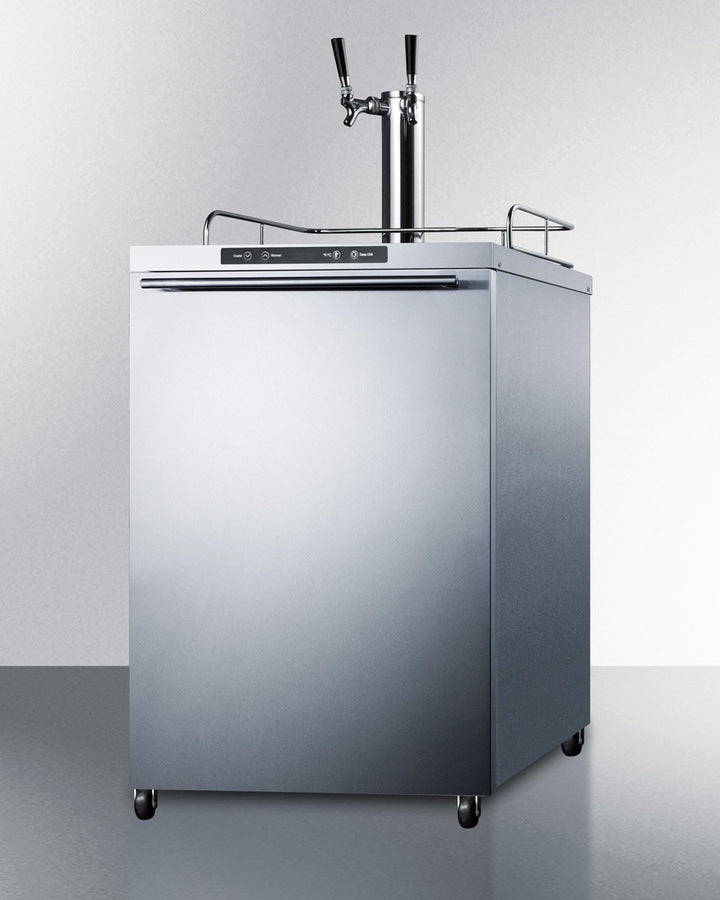 24" Wide Outdoor Kegerator - (SBC635MOSHHTWIN)