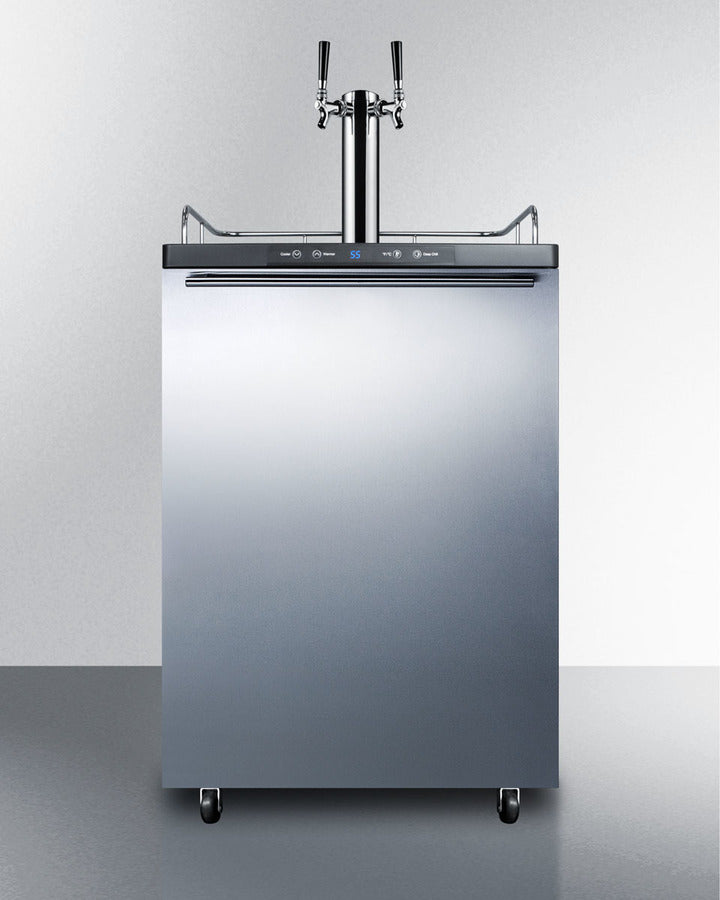 24" Wide Kegerator - (SBC635MSSHHTWIN)