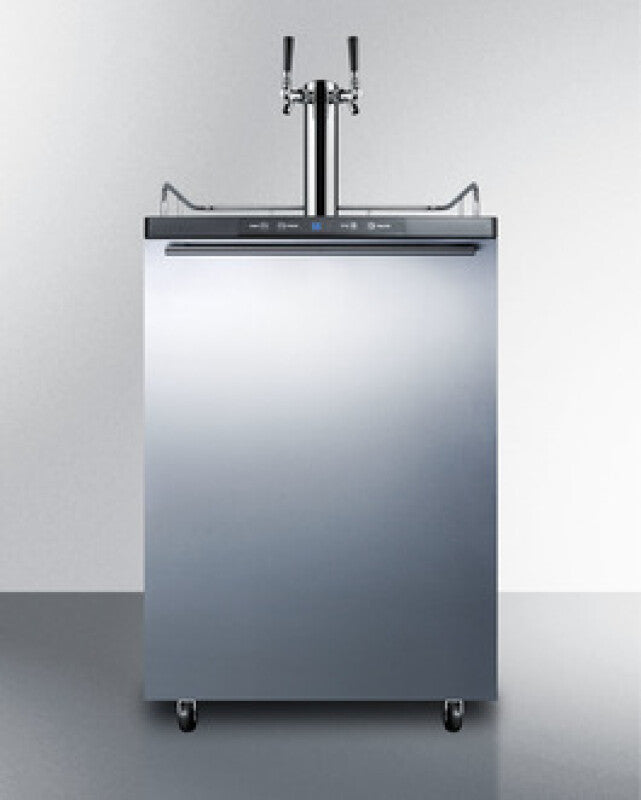 24" Wide Kegerator - (SBC635MSSHHTWIN)