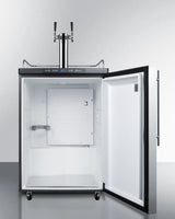 24" Wide Kegerator - (SBC635MSSHVTWIN)