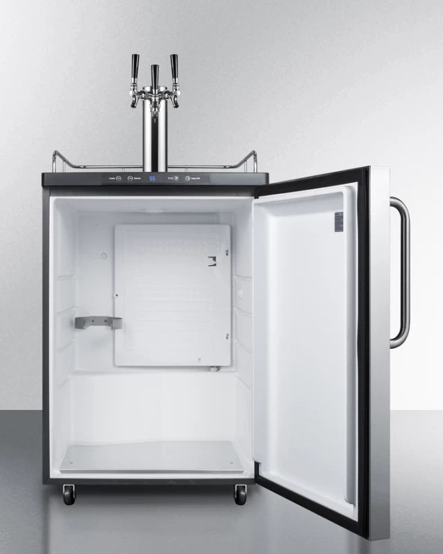 24" Wide Kegerator - (SBC635MSSTBTRIPLE)