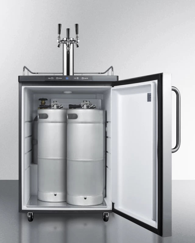 24" Wide Kegerator - (SBC635MSSTBTRIPLE)