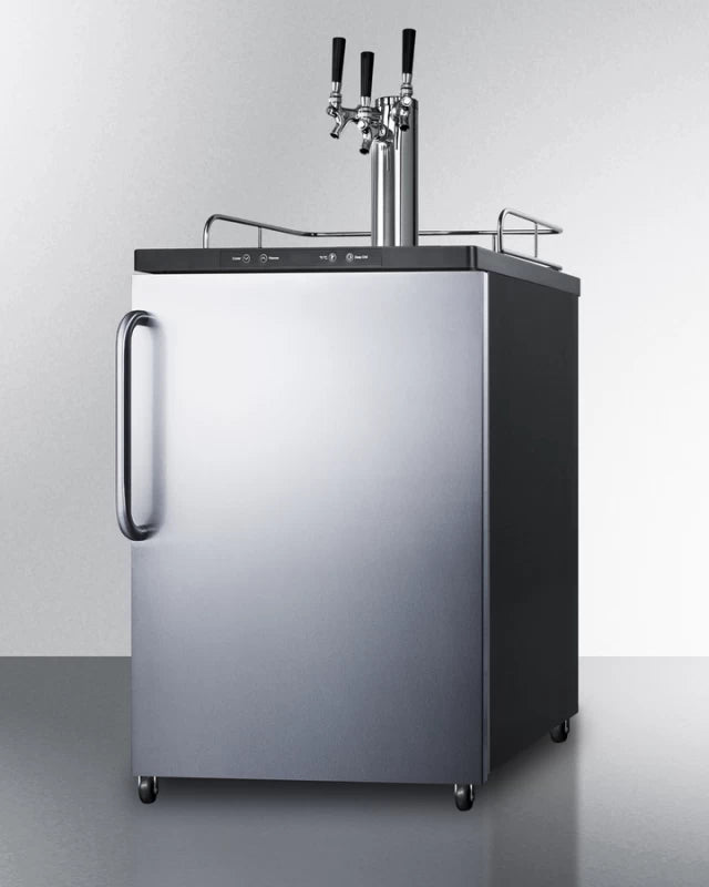 24" Wide Kegerator - (SBC635MSSTBTRIPLE)
