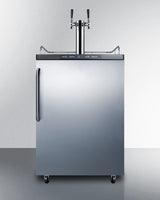 24" Wide Kegerator - (SBC635MSSTBTWIN)