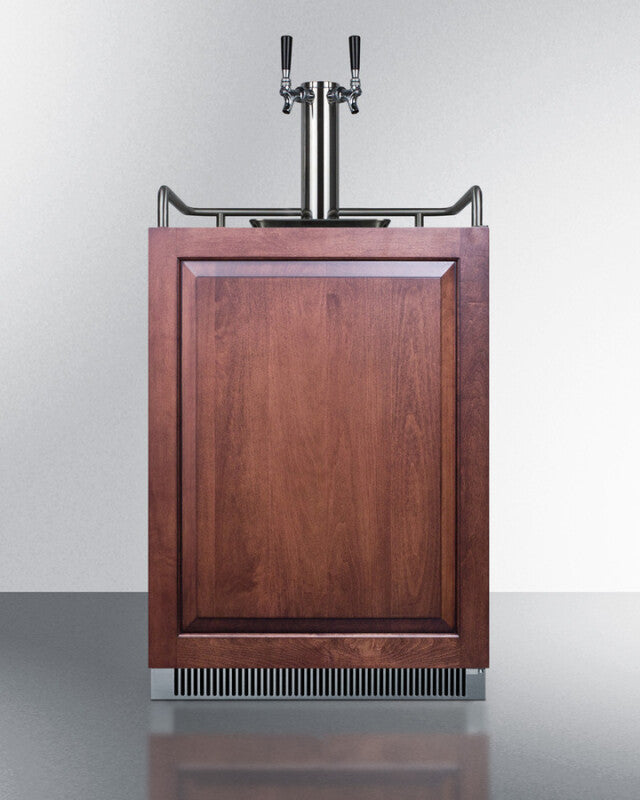 24" Wide Built-In Kegerator (Panel Not Included) - (SBC677BIIFTWIN)