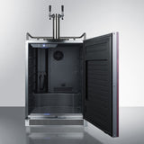 24" Wide Built-In Kegerator (Panel Not Included) - (SBC677BIIFTWIN)