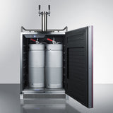 24" Wide Built-In Kegerator (Panel Not Included) - (SBC677BIIFTWIN)