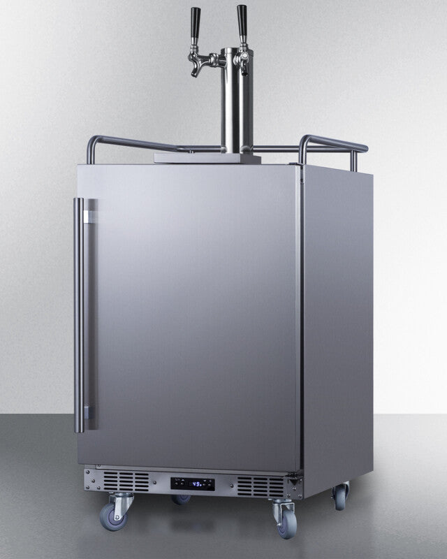 24" Wide Built-in Cold Brew Coffee Kegerator - (SBC682CFTWIN)