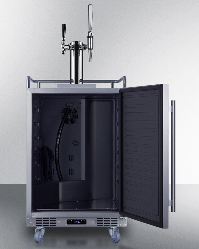 24" Wide Built-in Cold Brew/nitro Coffee Kegerator - (SBC682CMTWIN)