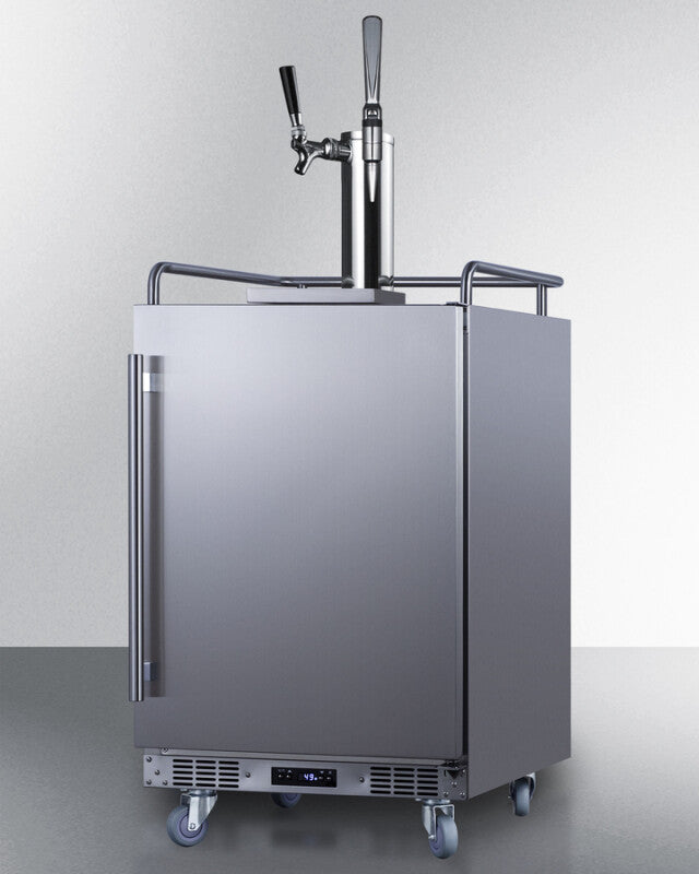 24" Wide Built-in Cold Brew/nitro Coffee Kegerator - (SBC682CMTWIN)