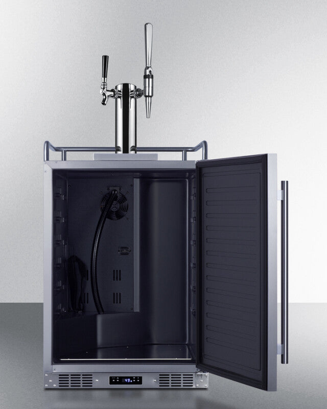 24" Wide Built-in Cold Brew/nitro Coffee Kegerator - (SBC682CMTWIN)
