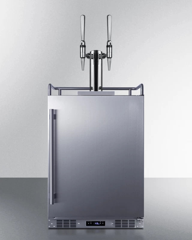 24" Wide Built-in Nitro Coffee Kegerator - (SBC682NCFTWIN)