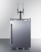 24" Wide Built-in Nitro Coffee Kegerator - (SBC682NCFTWIN)