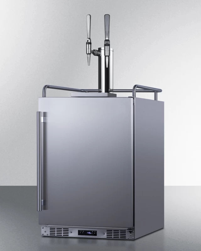 24" Wide Built-in Nitro Coffee Kegerator - (SBC682NCFTWIN)