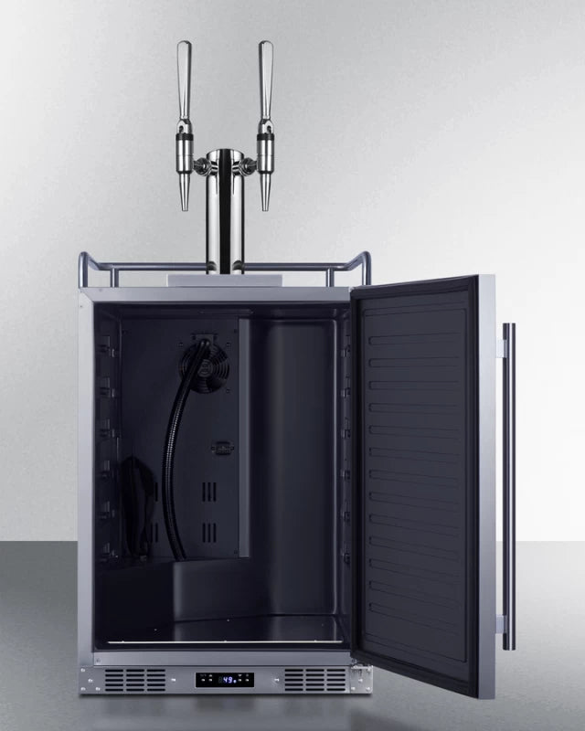 24" Wide Built-in Nitro Coffee Kegerator - (SBC682NCFTWIN)