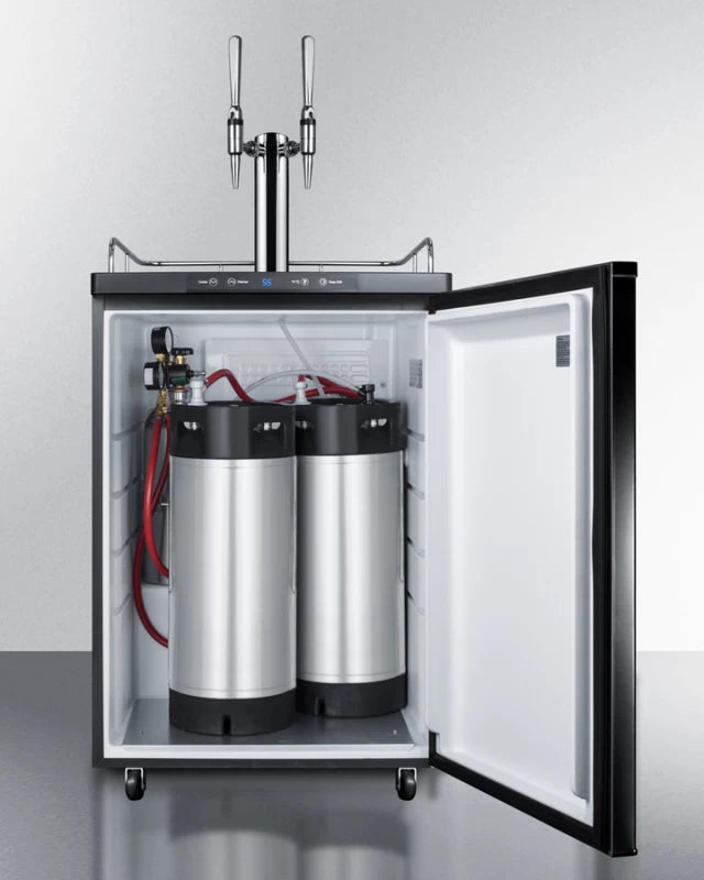 24" Wide Built-in Nitro Coffee Kegerator - (SBC682NCFTWIN)
